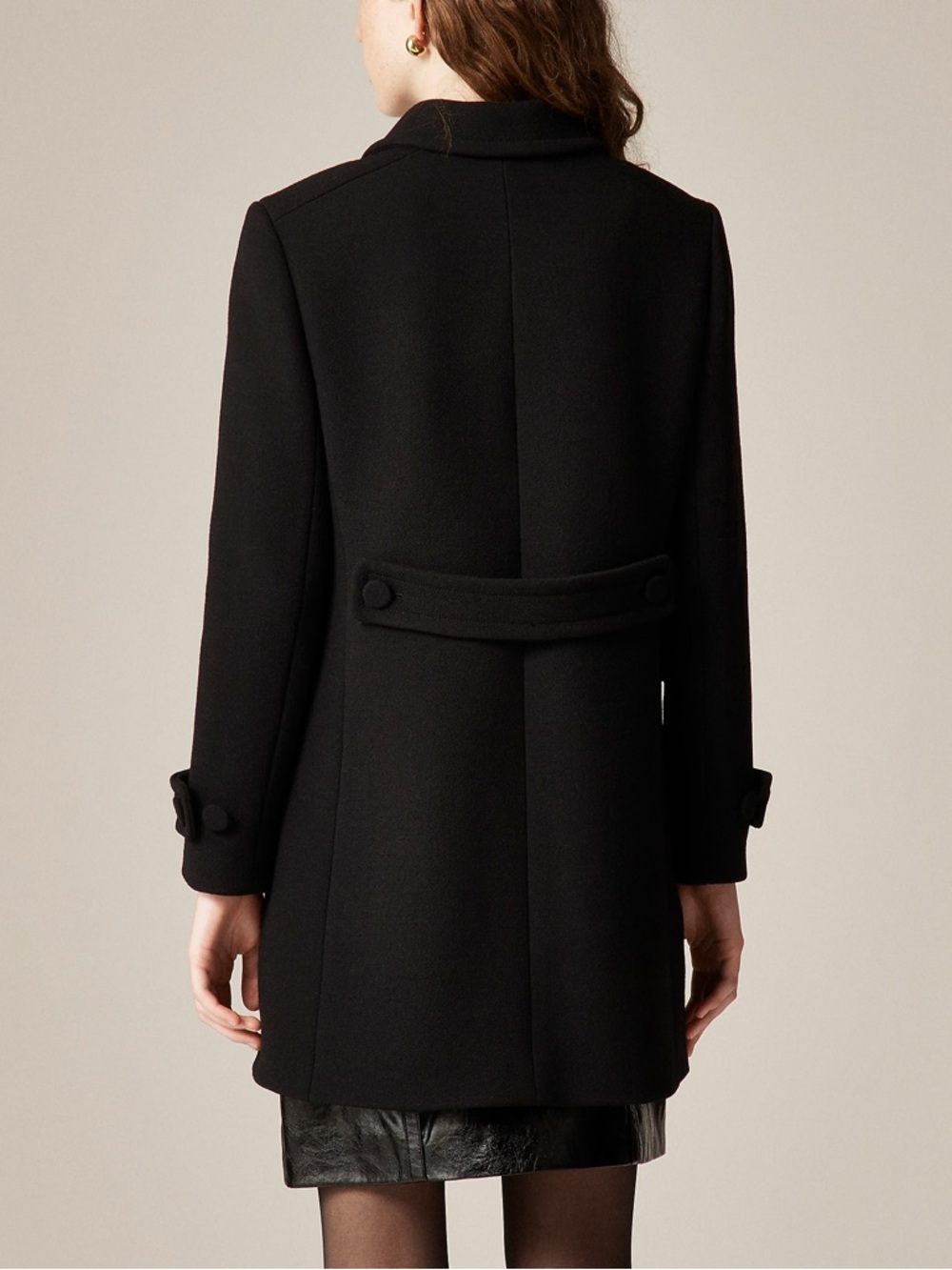 J. Crew Salon coat in Italian double-cloth - Picture 3 of 5